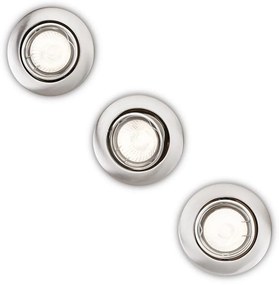 Philips 59243/17/E7 - SET 3x Lampada da incasso 1xGU10/50W/230V