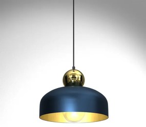 Lampadario su corda HARALD 1xE27/60W/230V blu