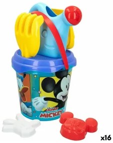 Set di giocattoli per il mare Mickey Mouse Ø 18 cm (16 Unità)