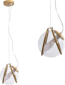 Lampada APP1089-1CP GOLD TRANSPARENT