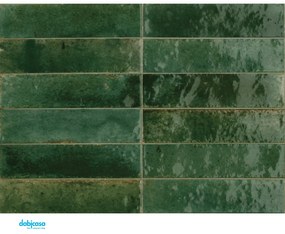 Marazzi "Lume" Green Lux Rett.6x24