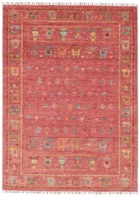 Samarkand Tappeto 130x170 Rosso (Pakistan) Annodato A Mano