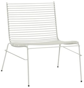 Sedia da giardino in metallo bianco String - Hübsch