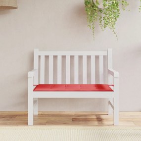Cuscino Per Panca Rosso 120x50x3 Cm İn Tessuto Oxford /