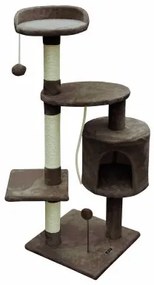 Albero tiragraffi per gatti Gloria 40 x 112 x 40 cm Marrone Legno Sisal