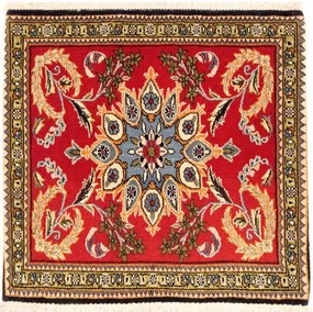 Ghom Tappeto persiano 70 x 60 Rosso (Iran) Annodato A Mano