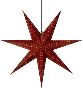 Decorazione luminosa rossa con motivo natalizio ø 75 cm Embla - Markslöjd