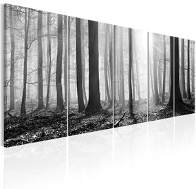 Quadro Monochrome Forest  Colore bianco e nero, Dimensioni e Misure 200x80