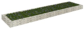 Gabbione Letto Rialzato İn Acciaio Zincato 400x100x20 Cm /