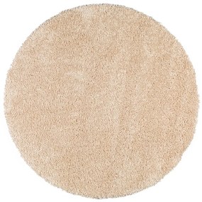 Tappeto beige chiaro , ø 100 cm Aqua Liso - Universal