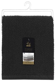 Asciugamano Viso Per Bagno 55x100 Cm Feridras "Gold" Nero
