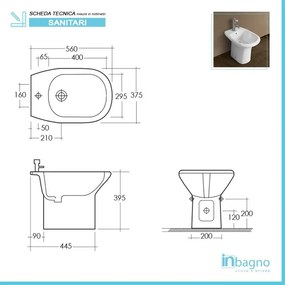 Set sanitari tradizionali serie Orient scarico a pavimento e sedile avvolgente