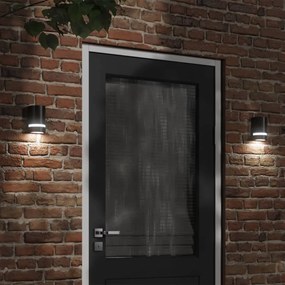 Applique Per Esterni Nera İn Alluminio Pressofuso /