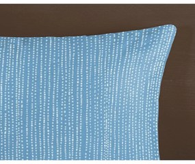 Biancheria da letto blu in flanella per letto singolo 140x200 cm Lumi – HIP