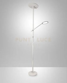 Regina lampada da terra bianca 2 luci 3000k - 36w/12w - 3050/1100 l...