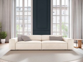 Divano modulare Jodie 4 posti in velluto – L244 cm