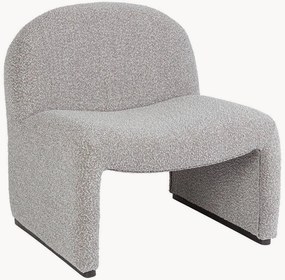 Poltrona imbottita in bouclé Bassilla