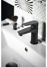 Aqualine - Rubinetto del lavandino LOTTA opaco nero