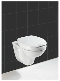 Sedile per wc leggermente rialzato con chiusura facilitata per anziani , 43,5 x 37 cm Secura - Wenko