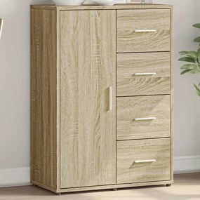 Credenza Rovere Sonoma 60x31x84 Cm İn Legno Multistrato /