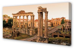 Quadro su tela Roma Forum Romanum Sunrise 100x50 cm