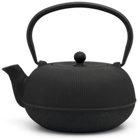 Set da tè in porcellana nera e lega Sichuan - Bredemeijer