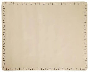 Tappetino da cucina in silicone TORO 52x42 cm crema
