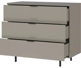 Cassettiera per bambini grigia 105x92x54 cm Tomino – Germania