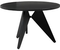 Tavolo da giardino metallo nero 110 cm tavolo da pranzo moderno per esterni