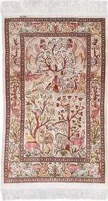 Hereke Tappeto orientale 70x110 (Tacchino) Annodato A Mano