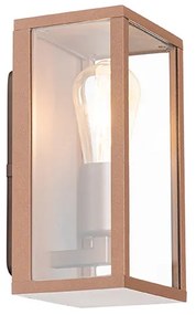 Applique industriale marrone ruggine 26 cm IP44 - Charlois