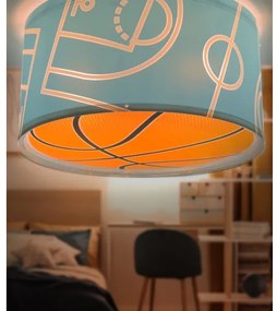 Dalber 41746 - Plafoniera per bambini BASKET 2xE27/15W/230V