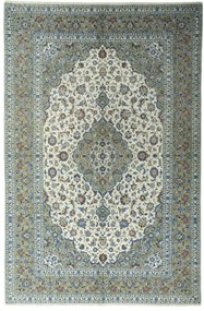Kashan Tappeto persiano 310x200 Beige (Iran) Annodato A Mano