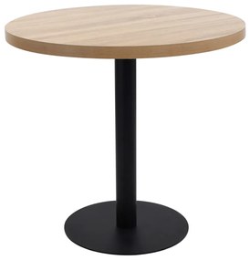 Tavolo Da Bistrot Marrone Chiaro 80 Cm İn Mdf /