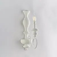 Applique Shabby Chic Cascina Bianco 1 Luce E14