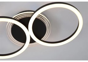 Searchlight 13651BK - plafoniera dimmerabile LED CONTOUR LED/24W/230V 3000K