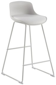 Sgabello da bar bianco (altezza della seduta 76 cm) Tina – Actona