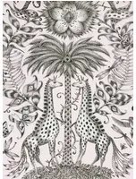 Clarke & Clarke Carta da parati Kruger - Pink