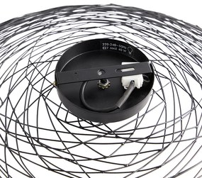 Plafoniera orientale nera 60 cm - Glan