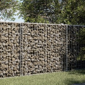Cesto Gabbione Con Copertura 100x100x100 Cm İn Ferro Zincato /