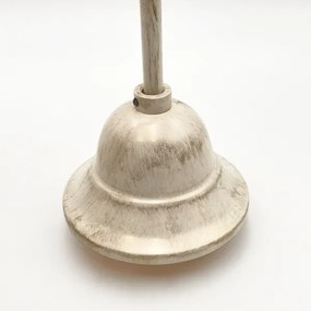 Lampadario a sospensione con catena RETRO 2xE27/60W/230V oro/patina