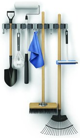 Supporto a parete per scopa e mocio in set di 2 pezzi - Metaltex