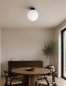 BRILAGI - Plafoniera POLOS 1xE27/40W/230V Ø 30 cm nero