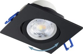Eglo 902284-SET 3x LED faretto da incasso per controsoffitto SALICETO LED/4,8W/230V 8,8x8,8cm nero