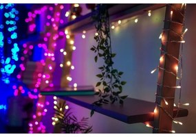 Twinkly TWS250SPP-TEU - LED RGBW da esterno Catena natalizia 250xLED 23,5m IP44 Wi-Fi