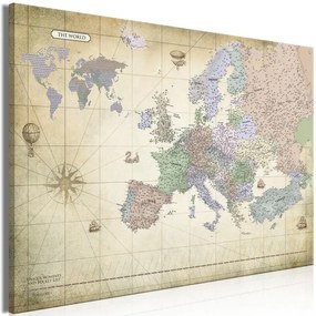 Quadro Map of Europe (1 Part) Wide