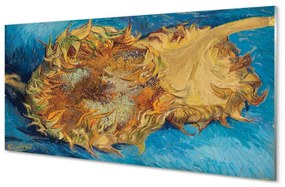Pannello da cucina Due girasoli recisi (III) di Vincent van Gogh 100x50 cm