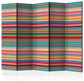 Paravento Subdued stripes II [Room Dividers]