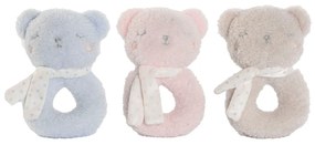 Peluche con Sonagli Home ESPRIT 12 x 7 x 17 cm (3 Unità)