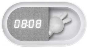 LED Piccola lampada notturna dimmerabile con sveglia BUNNY LED/1,2W/5V 3000K